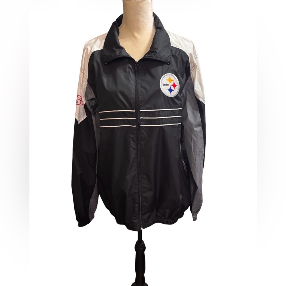 NFL Pittsburgh Steelers Windbreaker Sz L
